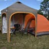 APEX-CAMP Outdoor Living  2 Popup Canopies Plus 2 Domes and Walls Modular Camping - Image 13