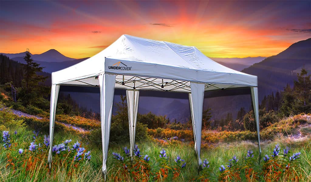 10'x10' Premium UNDERCOVER X2 Commercial Canopy Aluminum Frame