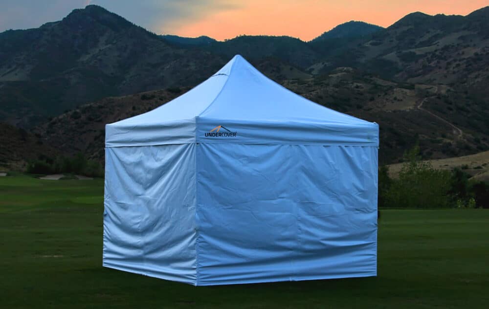 10'x10' UNDERCOVER® X2 Canopy ALUMINUM Professional CRS Curtain