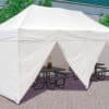 10x20 Zippered Wall Enclosure Kit - 150-D Polyester - UNDERCOVER Commercial