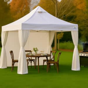 10'x10' - UNDERCOVER® X2 Canopy | ALUMINUM Professional | CRS Curtain-Walls | TILT-N-GO®