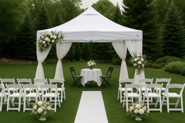 10'x10' - UNDERCOVER® X2 Canopy | ALUMINUM Professional | CRS Curtain-Walls | TILT-N-GO® - Image 4
