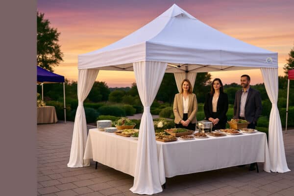 10'x10' - UNDERCOVER® X2 Canopy | ALUMINUM Professional | CRS Curtain-Walls | TILT-N-GO® - Image 2