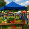 10'x10' Recreational Instant Canopy  | SUPER COMPACT  | Tilt-N-Go™ Transport |  Spikes - Image 10