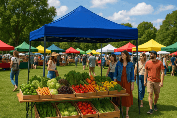 10'x10' Recreational Instant Canopy  | SUPER COMPACT  | Tilt-N-Go™ Transport |  Spikes - Image 10