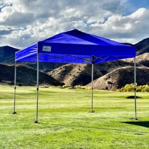10'x10' Recreational Instant Canopy  | SUPER COMPACT  | Tilt-N-Go™ Transport |  Spikes