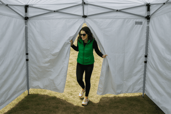 10’x10’ POPUP-SHADE® PLUS | Super Compact with Walls  | Commercial Crossover | TILT-N-GO™ Transport - Image 11