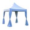 10’x10’ - UNDERCOVER® X3 Canopy |  Steel Frame  Commercial | Curtain-Walls | TILT-N-GO™ Wheels - Image 8