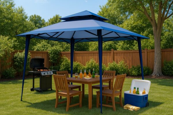 13'x13' BIG SHADE Extended-Eave / Instant Canopy / Super Compact / Wheel-Bag