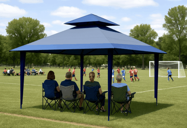 13'x13' BIG SHADE Extended-Eave / Compact Instant Canopy / TILT-N-GO® / Shades 169 SQF Comfortably - Image 10