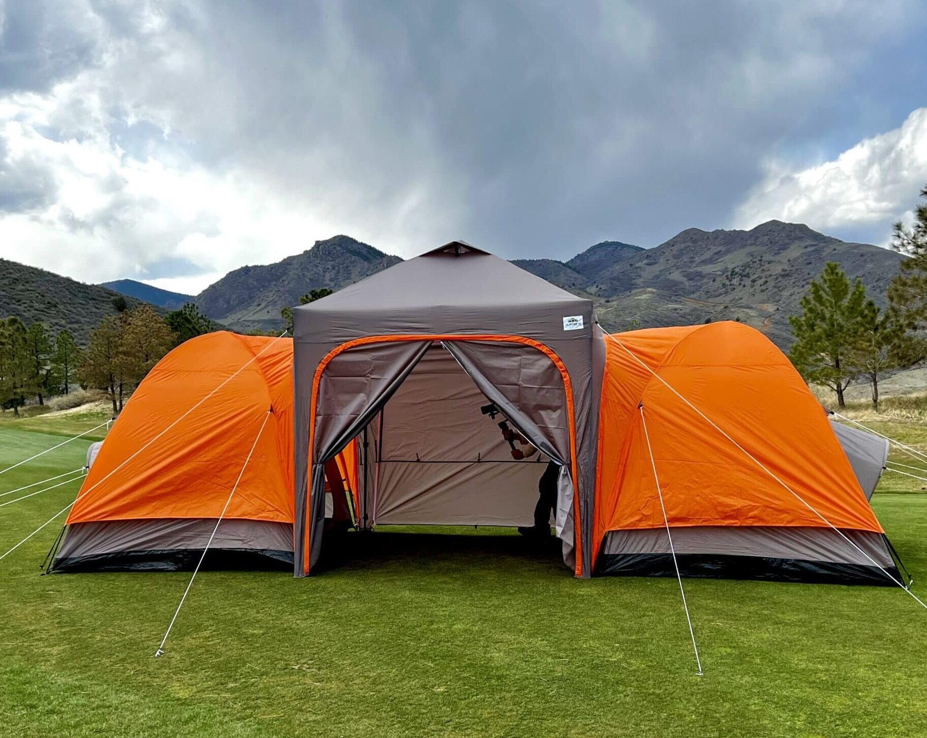 APEX-CAMP Popup Canopy with Dome Tent - Modular Outdoor Living System -  UNDERCOVER POPUPSHADE