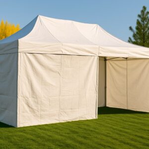 10x20 Zippered Wall Enclosure Kit - 150-D Polyester - UNDERCOVER Commercial