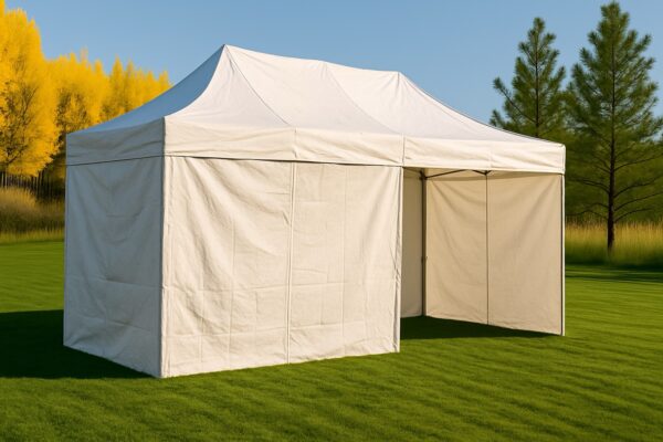 10x20 Zippered Wall Enclosure Kit - 150-D Polyester - UNDERCOVER Commercial