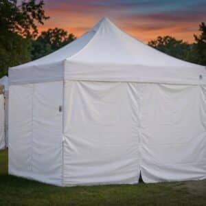 Wall Enclosure Polyester Zippered With Entrance Fits 10’x10’ or 10’x20’ UNDERCOVER®