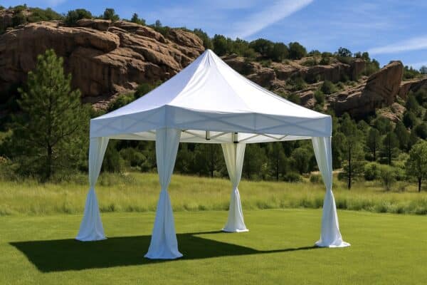 10'x10' - UNDERCOVER® X2 Canopy | ALUMINUM Professional | CRS Curtain-Walls | TILT-N-GO® - Image 6