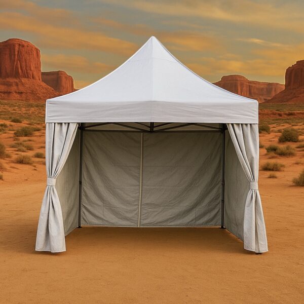 10'x10' - UNDERCOVER® X2 Canopy | ALUMINUM Professional | CRS Curtain-Walls | TILT-N-GO® - Image 6