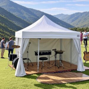 10'x10' - UNDERCOVER® X2 Canopy | ALUMINUM Professional | CRS Curtain-Walls | TILT-N-GO®