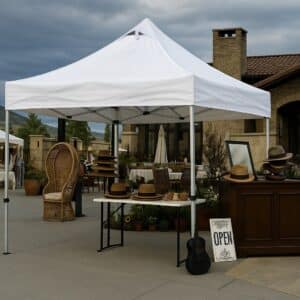 TOP 10’x10’ Professional Grade 600-D Polyester White Fits X2 or X3 Frames