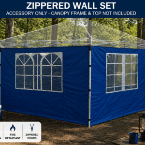 Window Wall Enclosure Fits 10’x10’ or 13’x13’ POPUP-SHADE® 4pc Set plus Tote Bag