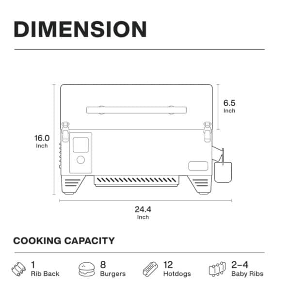 ASMOKE Portable Wood Pellet Grill Smoker Solution for Delicious Wood-Fired Meals Anywhere Anytime. - Image 9