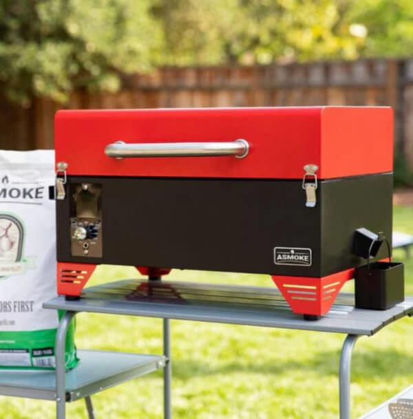 ASMOKE Portable Wood Pellet Grill Smoker Solution for Delicious Wood-Fired Meals Anywhere Anytime.