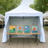 10’x10’ UNDERCOVER® X3 Canopy / Commercial Grade / CRS Curtain-Walls / TILT-N-GO