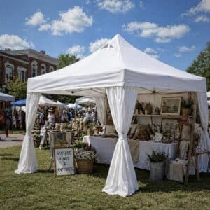 10’x10’ UNDERCOVER® X3 Canopy / Commercial Grade / CRS Curtain-Walls