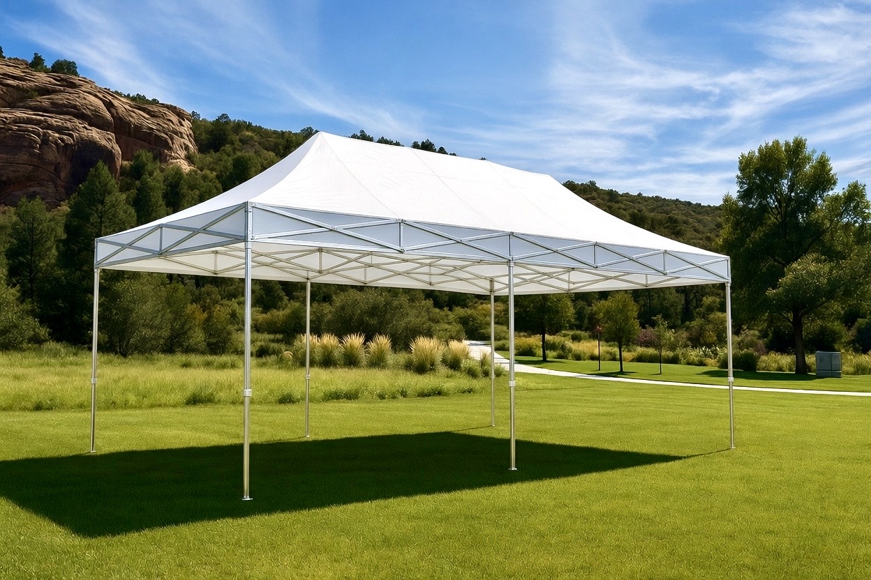 10'x20' ALUMINUM X2 PRO Instant Canopy Big Shade Coverage